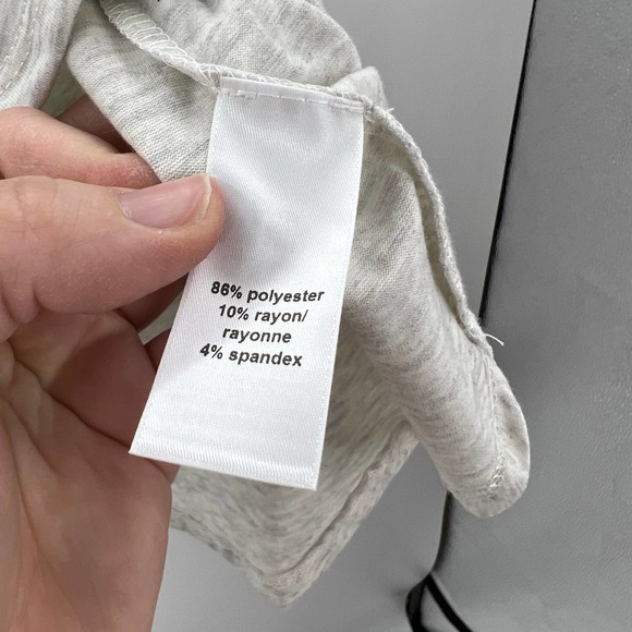 Maurices Market Fresh Flowers Heathered Gray Loose Fit Short Sleeve T Large NWT - Picture 4 of 7